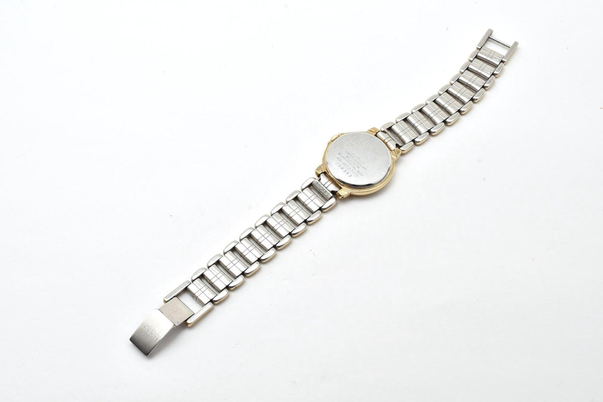 美品 SEIKO セイコー ルーセント 4N21-0610 クォーツ コンビ クリーム文字盤 1990年代 レディース 腕時計 稼働品