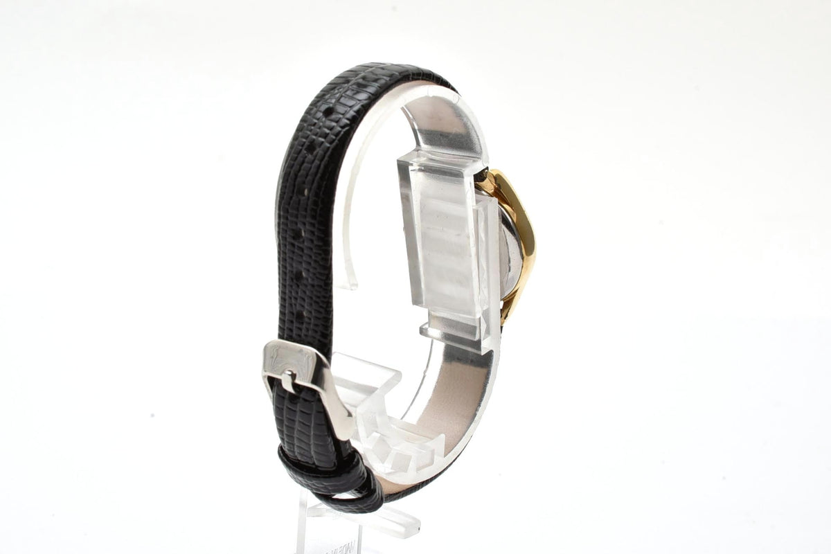 美品 LONGINES ロンジン 717-4302 クォーツ ゴールドカラー ラウンド シャンパン文字盤 レザーベルト スイス製 ヴィンテージ 1980年代 レディース 腕時計 稼働品