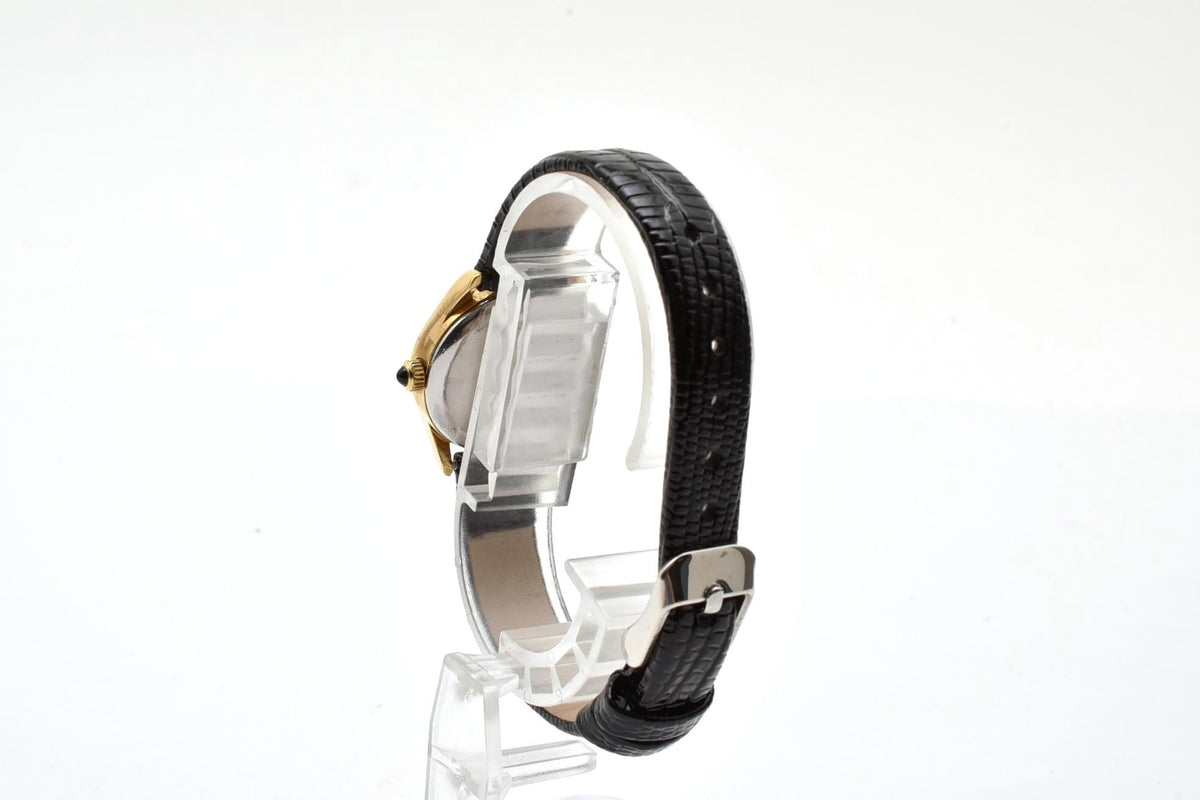 美品 LONGINES ロンジン 717-4302 クォーツ ゴールドカラー ラウンド シャンパン文字盤 レザーベルト スイス製 ヴィンテージ 1980年代 レディース 腕時計 稼働品