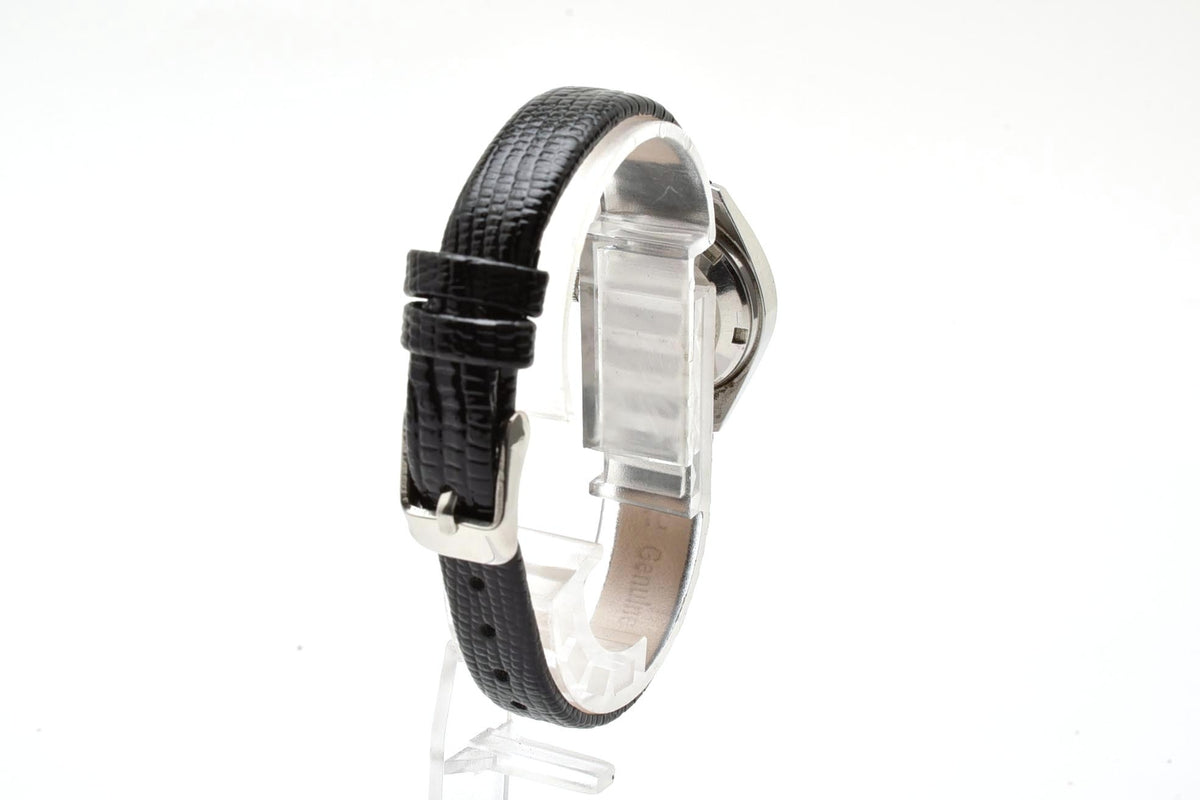 美品 SEIKO セイコー 2706-0170 自動巻き 21石 デイデイト ブルー文字盤 ステンレス レザーベルト ヴィンテージ 1972年 レディース 腕時計 稼働品