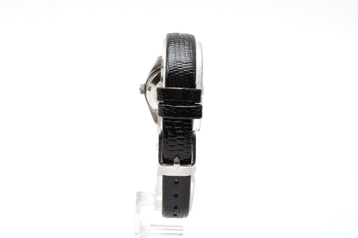 美品 SEIKO セイコー 2706-0170 自動巻き 21石 デイデイト ブルー文字盤 ステンレス レザーベルト ヴィンテージ 1972年 レディース 腕時計 稼働品