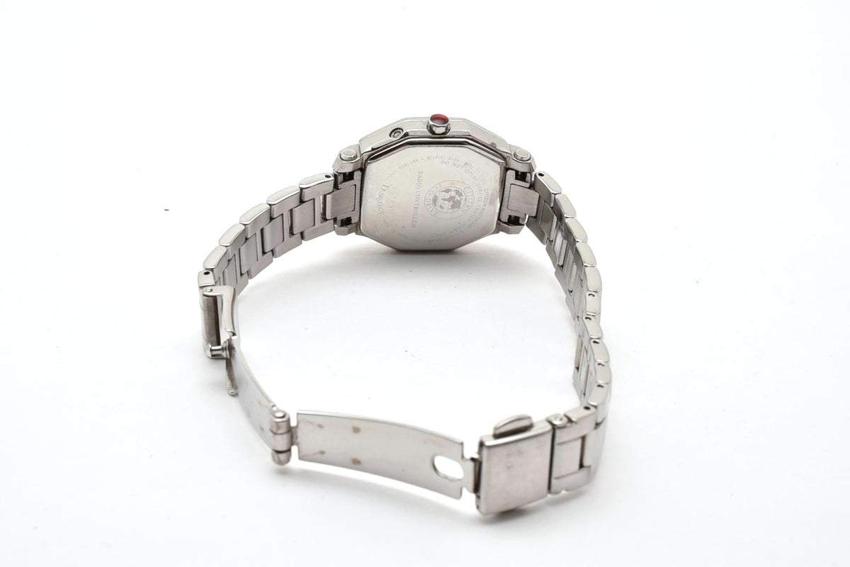 美品 CITIZEN シチズン クロスシー H010-T014135Y エコドライブ 電波 八角形 ステンレス シルバー文字盤 レディース 腕時計 稼働品