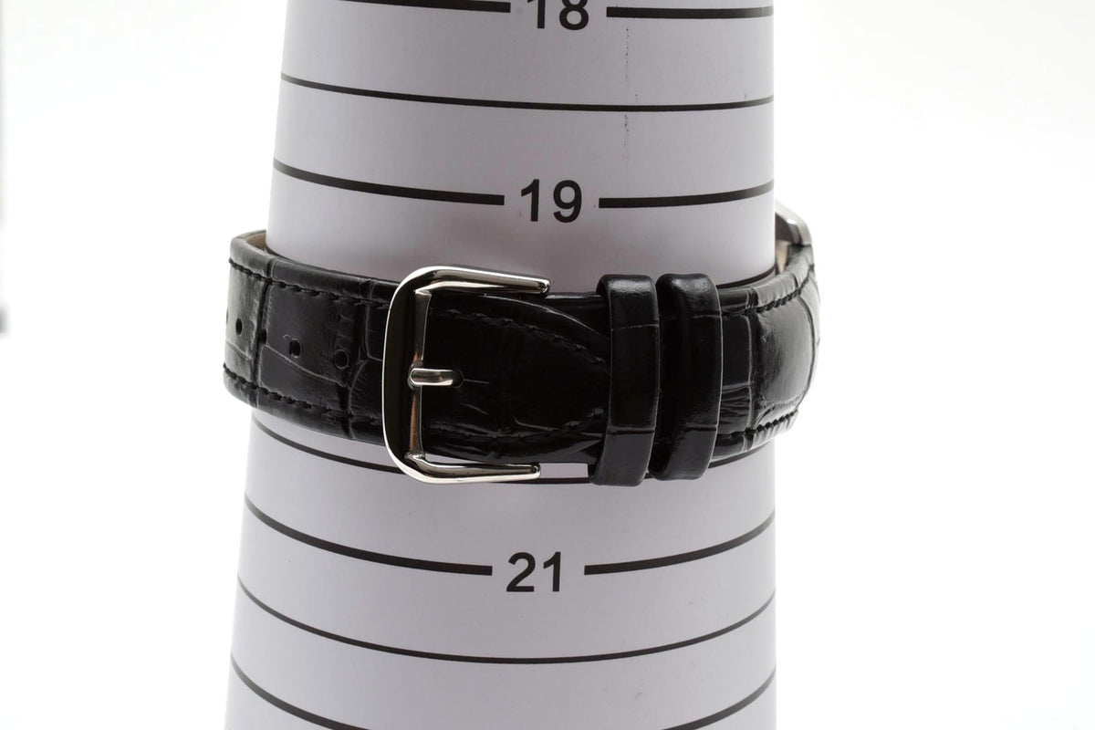 美品 CITIZEN シチズン クロノグラフ 0520-S094127 クォーツ パンダ文字盤 タキメーター デイト ステンレス レザーベルト 5気圧防水 メンズ 腕時計 稼働品