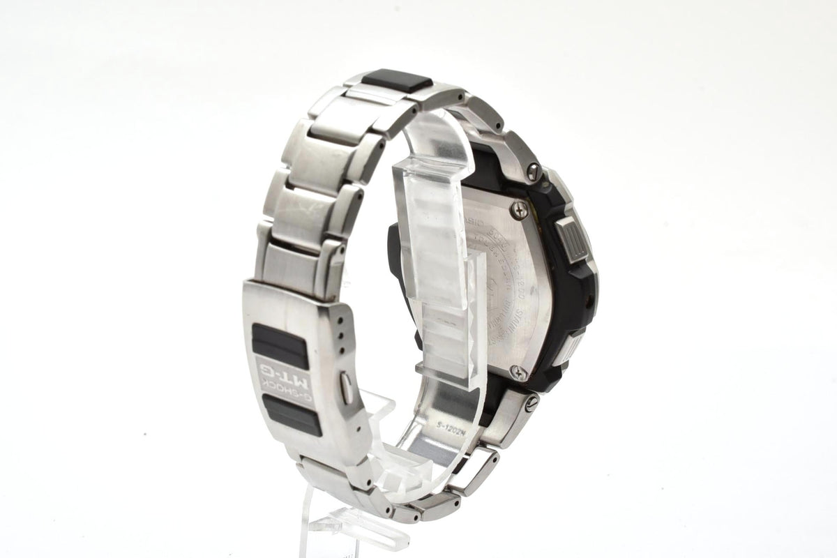 美品 CASIO カシオ G-SHOCK MT-G MTG-1200 タフソーラー 電波 マルチバンド6 クロノグラフ ステンレス 樹脂 コンポジット 20気圧防水 メンズ 腕時計 稼働品