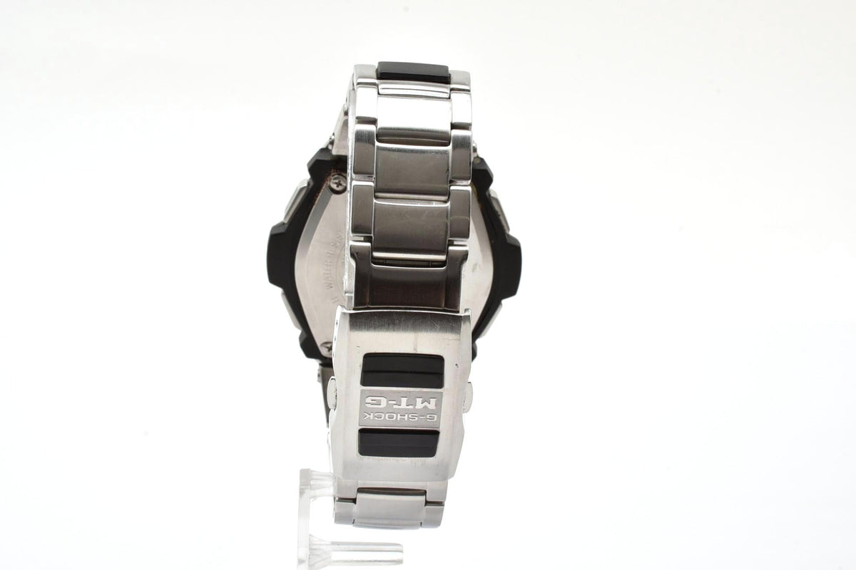 美品 CASIO カシオ G-SHOCK MT-G MTG-1200 タフソーラー 電波 マルチバンド6 クロノグラフ ステンレス 樹脂 コンポジット 20気圧防水 メンズ 腕時計 稼働品