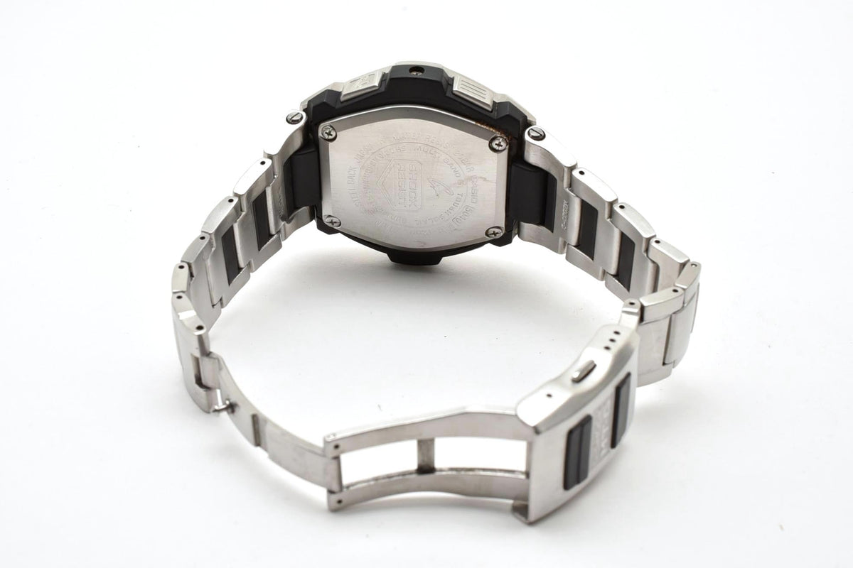 美品 CASIO カシオ G-SHOCK MT-G MTG-1200 タフソーラー 電波 マルチバンド6 クロノグラフ ステンレス 樹脂 コンポジット 20気圧防水 メンズ 腕時計 稼働品