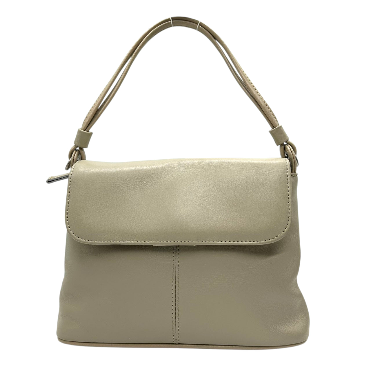 【美品】ヴィンチェンツォ ヴァレンティノ VINCENZO VALENTINO ハンドバッグ ショルダーバッグ 2WAY 斜め掛け可 レザー 本革 ベージュ グレージュ イタリア製 レディース フォーマル エレガント クラシック s93