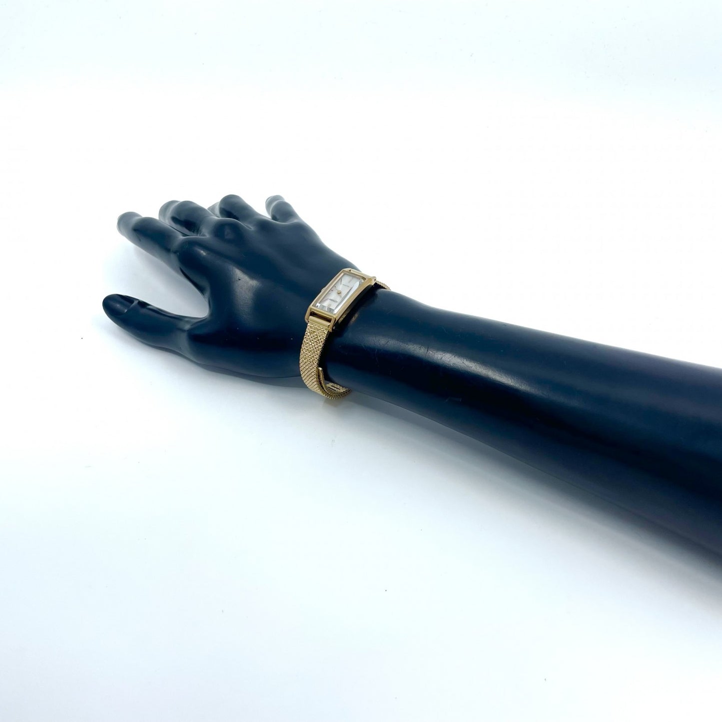 【稼働品】 citizen シチズン Kii: キー 腕時計 EG7043-50W レディース エコドライブ ソーラー ゴールド レクタンギュラー スクエア メッシュベルト クラシック アンティーク ドレスウォッチ ビジネス フェミニン クリーニング済 G6