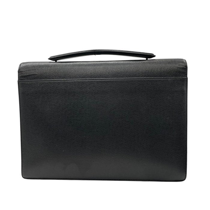 Louis Vuitton ルイヴィトン タイガ アンガラ ビジネスバッグ M30772 レザー ブラック シルバー金具 ブリーフケース ダレスバッグ メンズ B