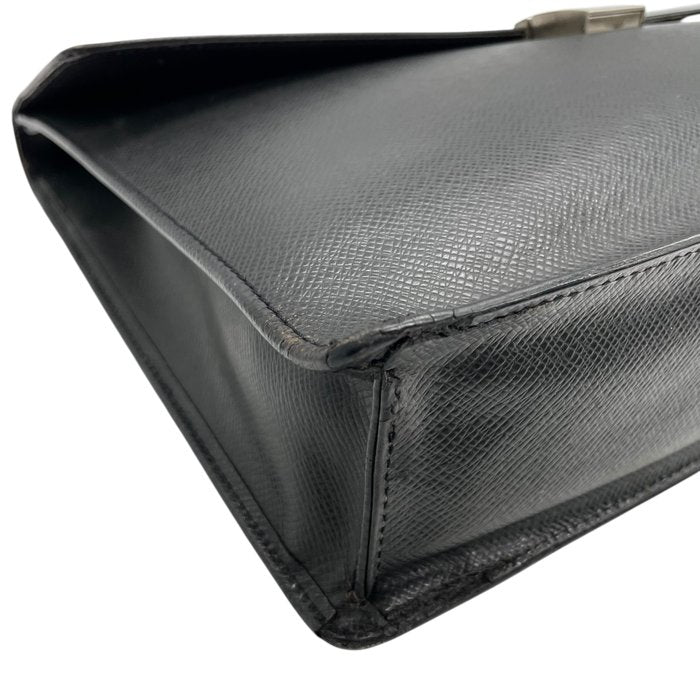 Louis Vuitton ルイヴィトン タイガ アンガラ ビジネスバッグ M30772 レザー ブラック シルバー金具 ブリーフケース ダレスバッグ メンズ B