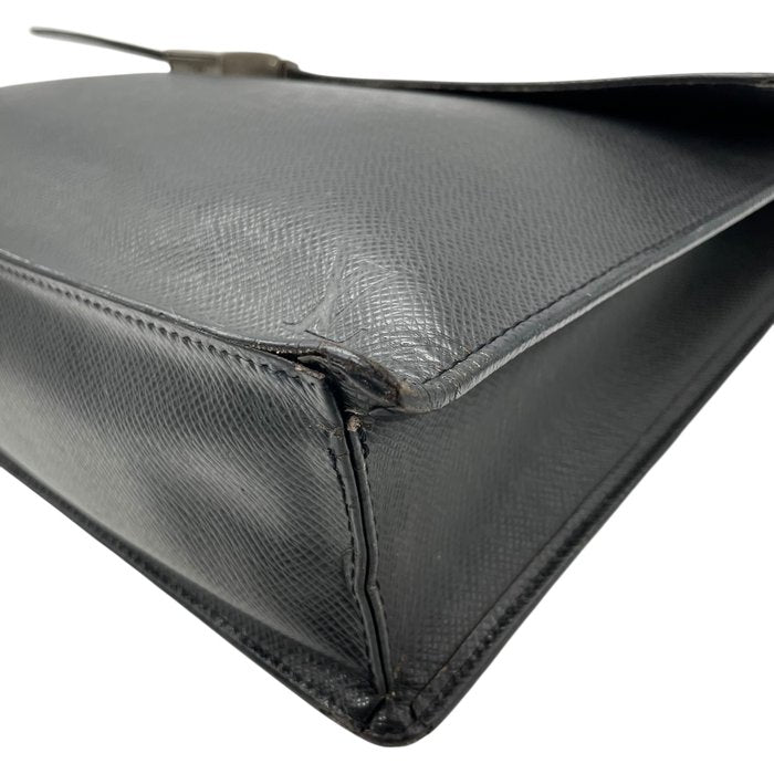 Louis Vuitton ルイヴィトン タイガ アンガラ ビジネスバッグ M30772 レザー ブラック シルバー金具 ブリーフケース ダレスバッグ メンズ B
