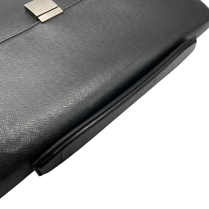 Louis Vuitton ルイヴィトン タイガ アンガラ ビジネスバッグ M30772 レザー ブラック シルバー金具 ブリーフケース ダレスバッグ メンズ B