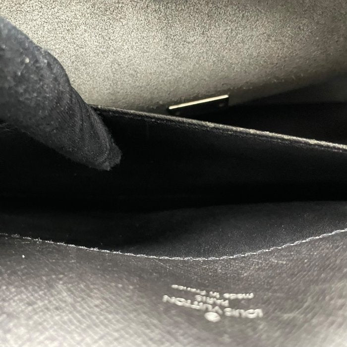 Louis Vuitton ルイヴィトン タイガ アンガラ ビジネスバッグ M30772 レザー ブラック シルバー金具 ブリーフケース ダレスバッグ メンズ B