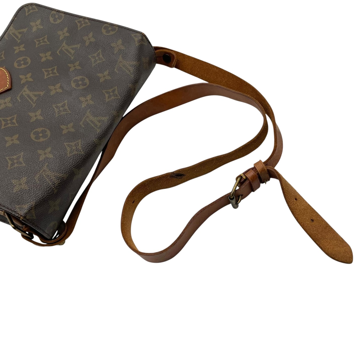 Louis Vuitton ルイヴィトン モノグラム カルトシエール ショルダーバッグ 斜め掛け クロスボディ ポシェット PVC レザー ブラウン ゴールド金具 レトロ カジュアル デイリー レディース 女性 人気 定番 鞄 M51252 k6