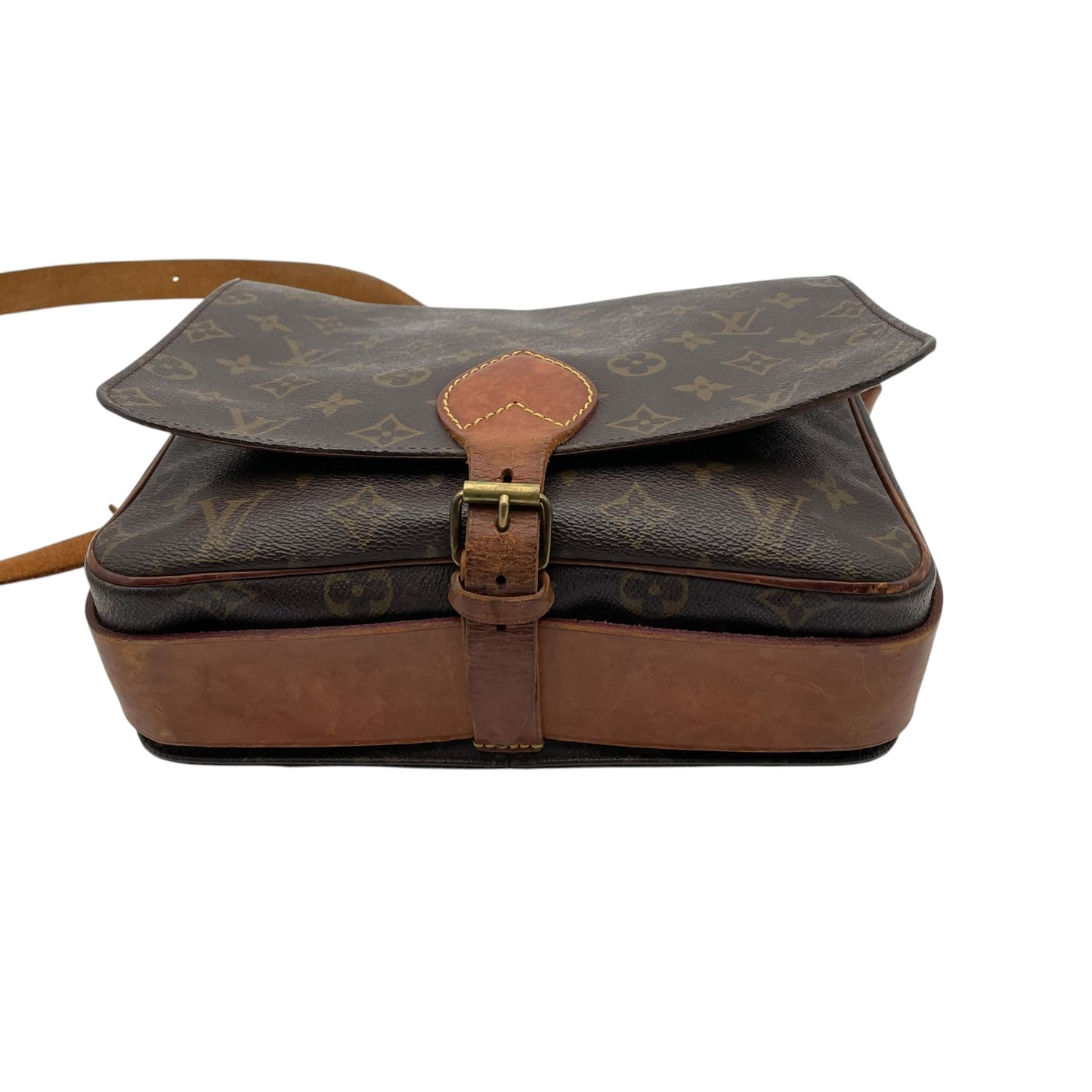 Louis Vuitton ルイヴィトン モノグラム カルトシエール ショルダーバッグ 斜め掛け クロスボディ ポシェット PVC レザー ブラウン ゴールド金具 レトロ カジュアル デイリー レディース 女性 人気 定番 鞄 M51252 k6