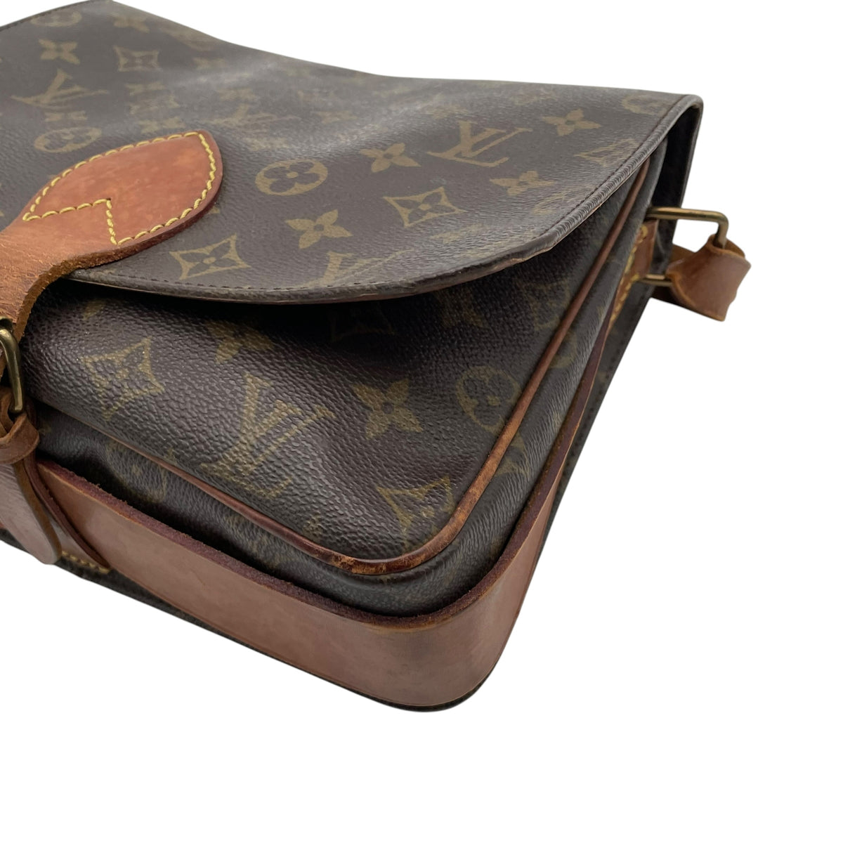 Louis Vuitton ルイヴィトン モノグラム カルトシエール ショルダーバッグ 斜め掛け クロスボディ ポシェット PVC レザー ブラウン ゴールド金具 レトロ カジュアル デイリー レディース 女性 人気 定番 鞄 M51252 k6