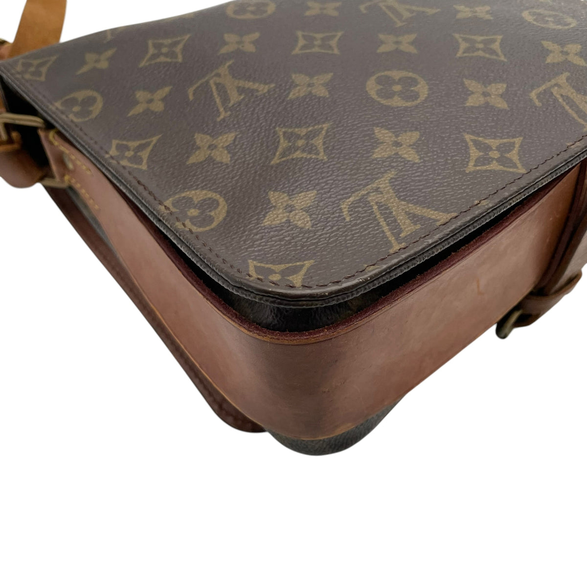 Louis Vuitton ルイヴィトン モノグラム カルトシエール ショルダーバッグ 斜め掛け クロスボディ ポシェット PVC レザー ブラウン ゴールド金具 レトロ カジュアル デイリー レディース 女性 人気 定番 鞄 M51252 k6