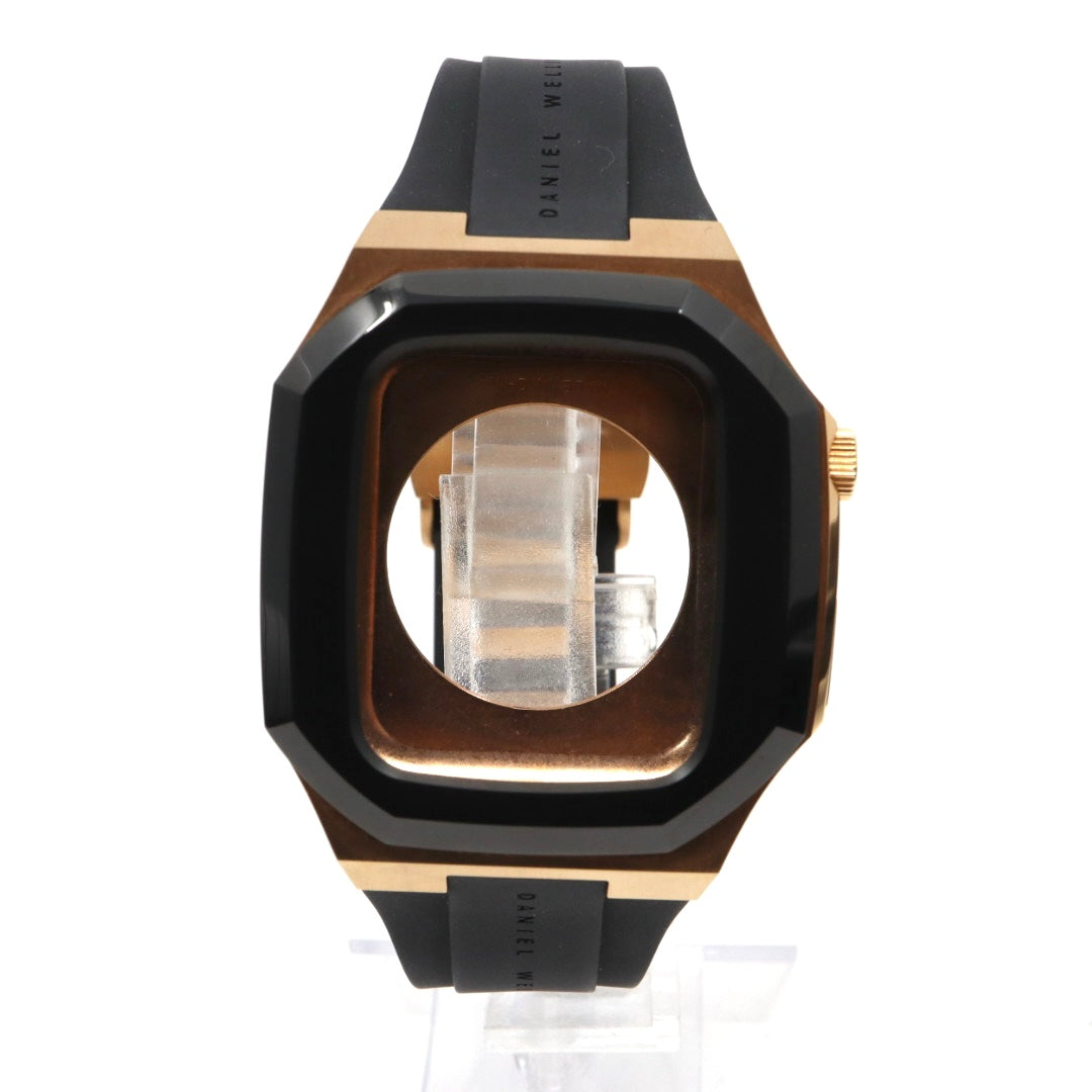 【箱付／美品】ダニエルウェリントン Daniel Wellington Apple Watchケース SWITCH 40mm対応 ローズゴールド ブラック ラバーベルト アップルウォッチカバー メンズ レディース ユニセックス 高級 G