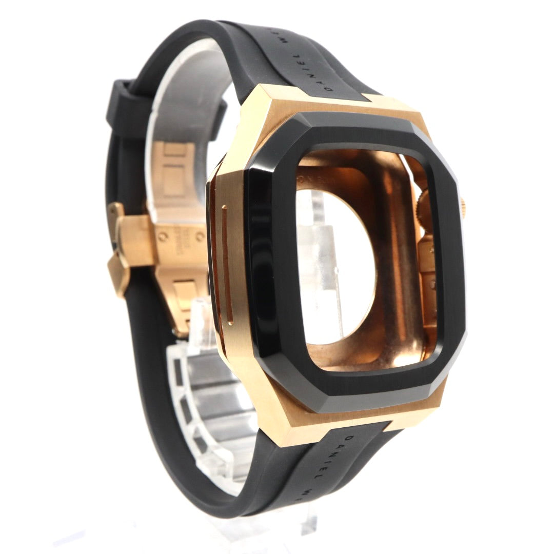 【箱付／美品】ダニエルウェリントン Daniel Wellington Apple Watchケース SWITCH 40mm対応 ローズゴールド ブラック ラバーベルト アップルウォッチカバー メンズ レディース ユニセックス 高級 G