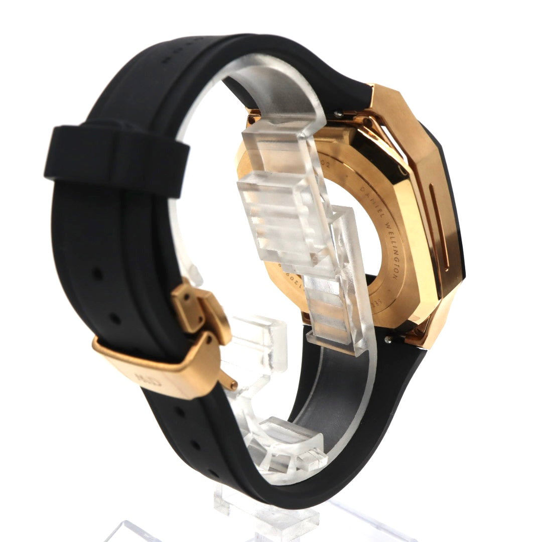 【箱付／美品】ダニエルウェリントン Daniel Wellington Apple Watchケース SWITCH 40mm対応 ローズゴールド ブラック ラバーベルト アップルウォッチカバー メンズ レディース ユニセックス 高級 G