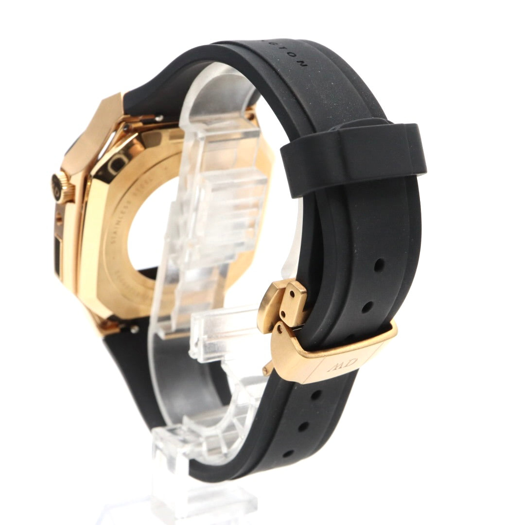 【箱付／美品】ダニエルウェリントン Daniel Wellington Apple Watchケース SWITCH 40mm対応 ローズゴールド ブラック ラバーベルト アップルウォッチカバー メンズ レディース ユニセックス 高級 G