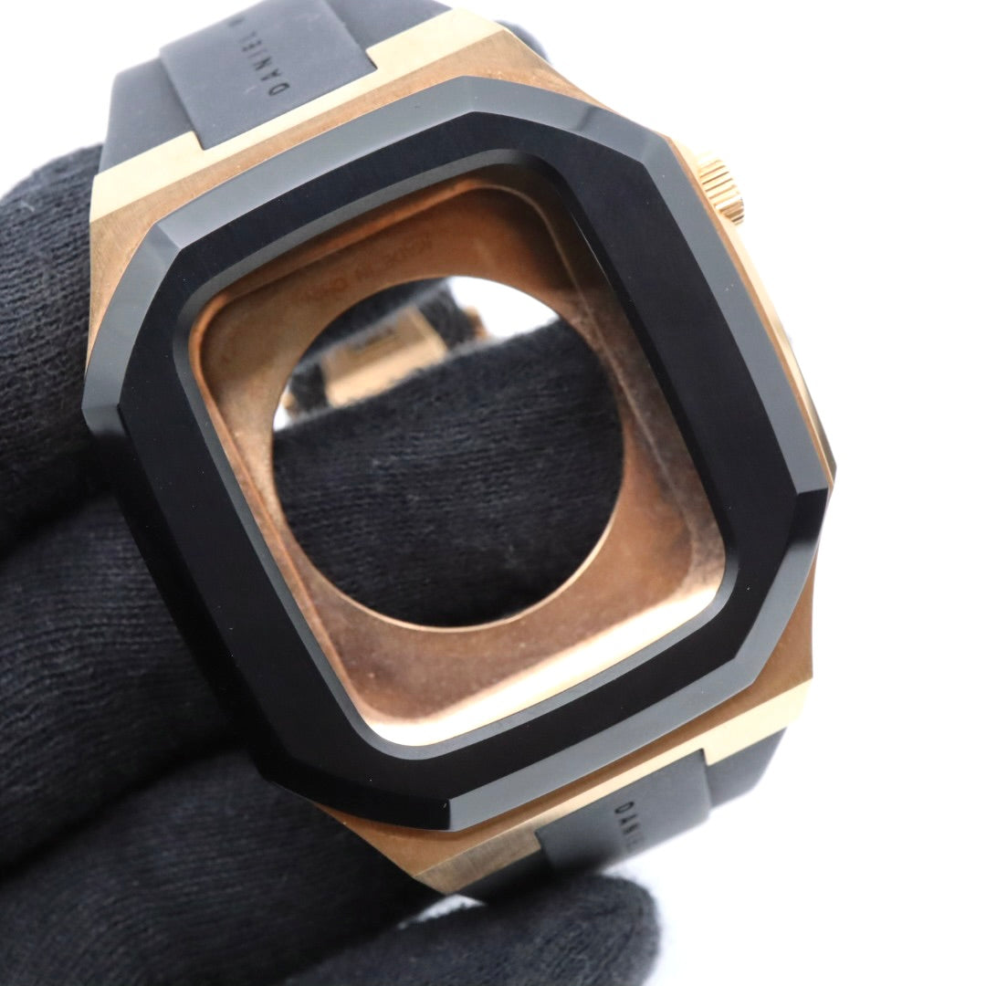 【箱付／美品】ダニエルウェリントン Daniel Wellington Apple Watchケース SWITCH 40mm対応 ローズゴールド ブラック ラバーベルト アップルウォッチカバー メンズ レディース ユニセックス 高級 G