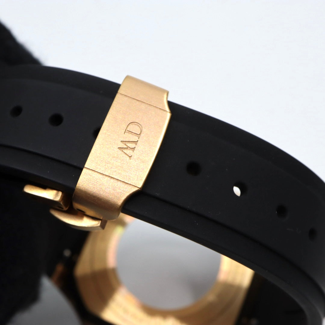 【箱付／美品】ダニエルウェリントン Daniel Wellington Apple Watchケース SWITCH 40mm対応 ローズゴールド ブラック ラバーベルト アップルウォッチカバー メンズ レディース ユニセックス 高級 G