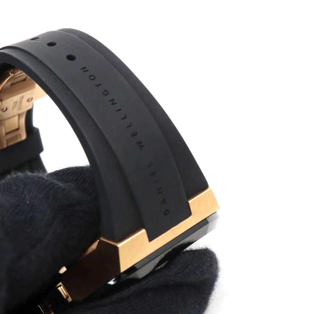 【箱付／美品】ダニエルウェリントン Daniel Wellington Apple Watchケース SWITCH 40mm対応 ローズゴールド ブラック ラバーベルト アップルウォッチカバー メンズ レディース ユニセックス 高級 G