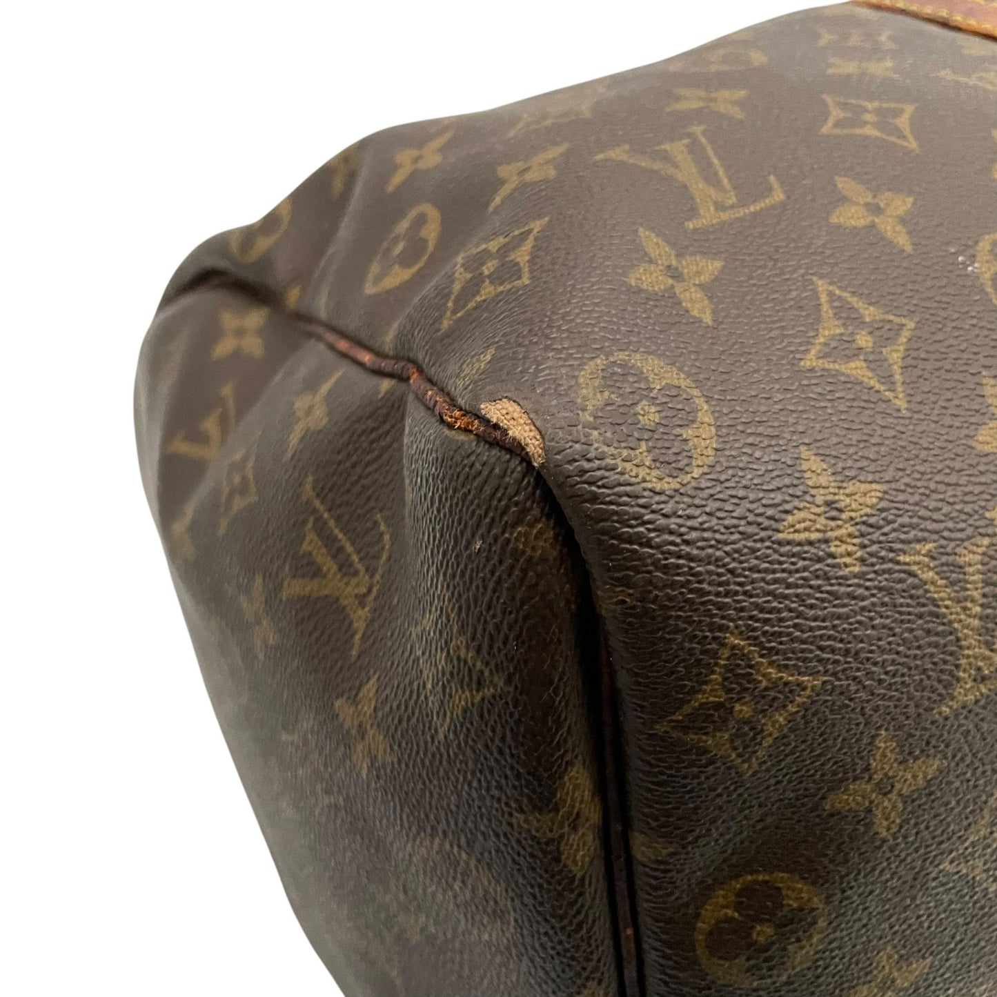 ルイ・ヴィトン LOUIS VUITTON キーポル50 ボストンバッグ モノグラム PVC レザー ブラウン 茶 ゴールド金具 旅行鞄 トラベル 大容量 ヴィンテージ クラシック メンズ レディース ユニセックス 定番 人気 H