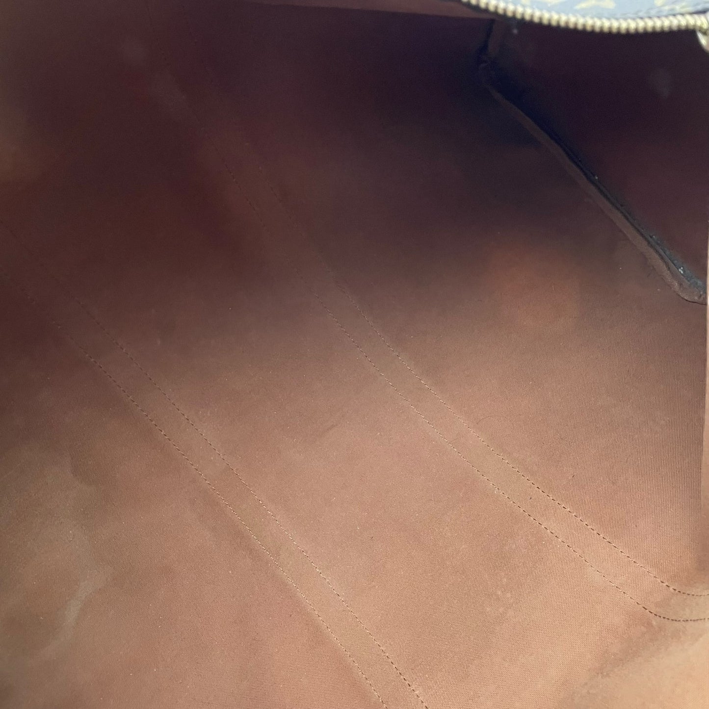 ルイ・ヴィトン LOUIS VUITTON キーポル50 ボストンバッグ モノグラム PVC レザー ブラウン 茶 ゴールド金具 旅行鞄 トラベル 大容量 ヴィンテージ クラシック メンズ レディース ユニセックス 定番 人気 H