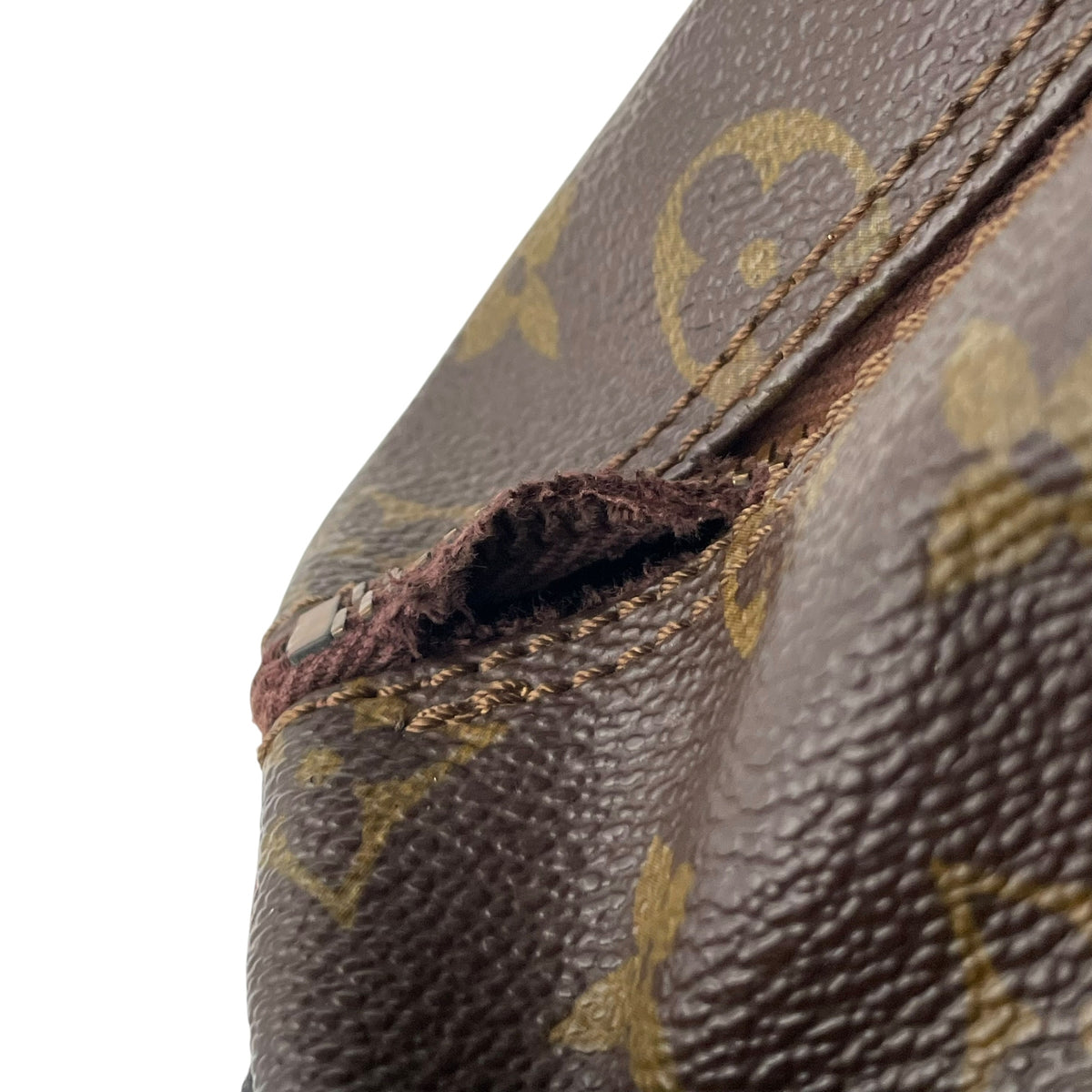 ルイヴィトン LOUIS VUITTON パピヨン 26 モノグラム ハンドバッグ ミニボストンバッグ ドラム型 円筒型 手提げかばん PVC レザー 本革 ブラウン 茶 ゴールド金具 旧型 ヴィンテージ クラシカル レディース K3