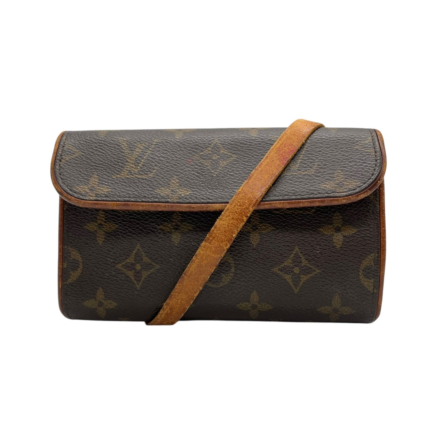 Louis Vuitton ルイヴィトン モノグラム ポシェットフロランティーヌ ウエストバッグ ボディバッグ PVC レザー ゴールド金具 ブラウン レディース K6