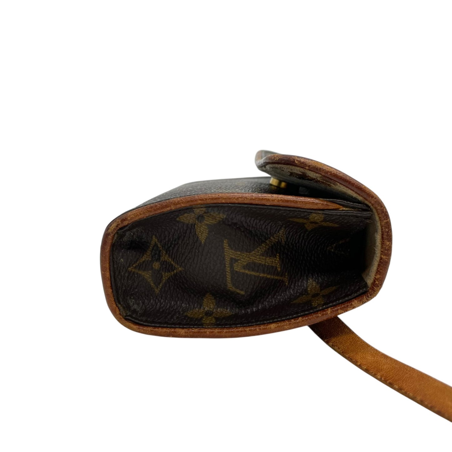 Louis Vuitton ルイヴィトン モノグラム ポシェットフロランティーヌ ウエストバッグ ボディバッグ PVC レザー ゴールド金具 ブラウン レディース K6