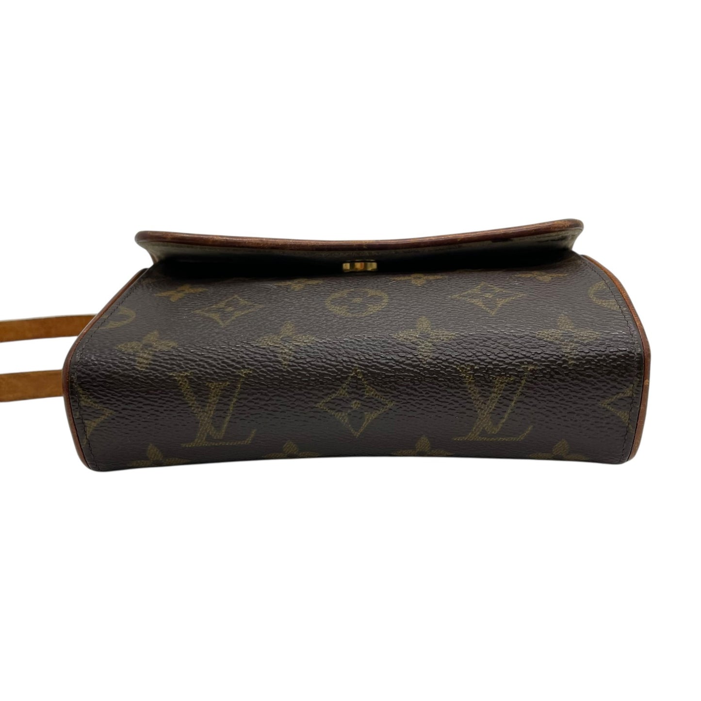 Louis Vuitton ルイヴィトン モノグラム ポシェットフロランティーヌ ウエストバッグ ボディバッグ PVC レザー ゴールド金具 ブラウン レディース K6
