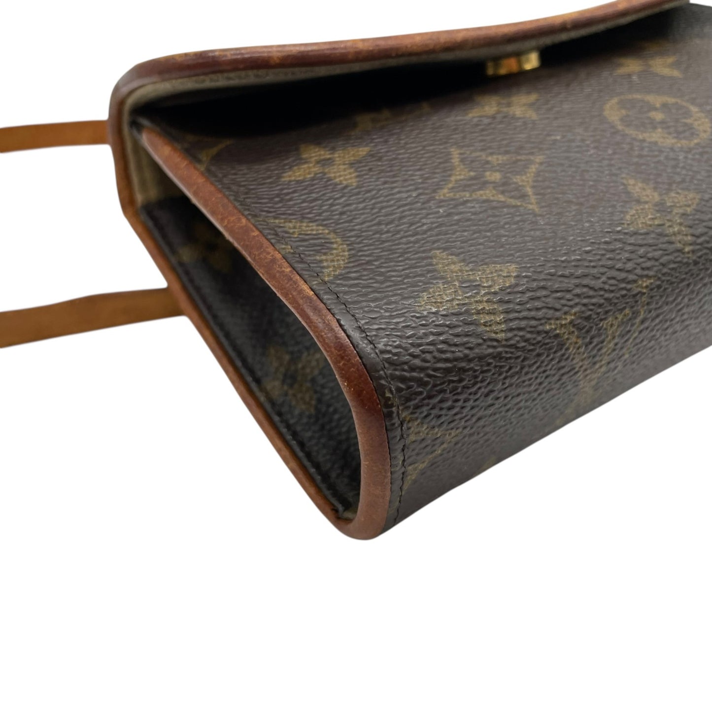 Louis Vuitton ルイヴィトン モノグラム ポシェットフロランティーヌ ウエストバッグ ボディバッグ PVC レザー ゴールド金具 ブラウン レディース K6