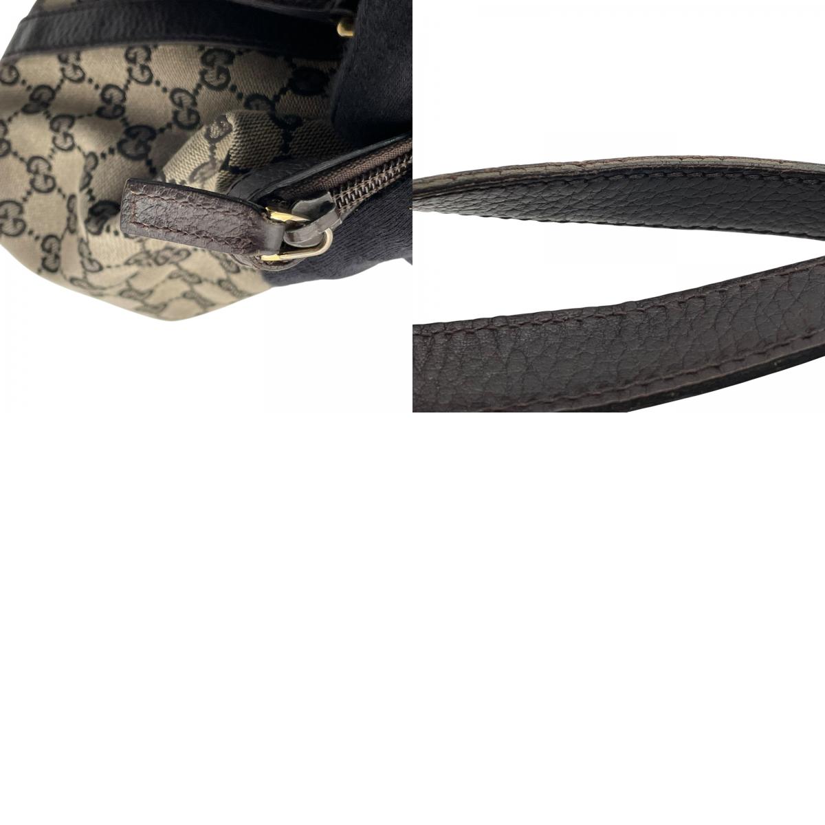 グッチ GUCCI GGキャンバス レザー トートバッグ ショルダーバッグ 肩掛け A4サイズ収納可能 キャンバス 本革 グレー ダークブラウン 茶 ゴールド金具 チャーム用Dカン 272399 エレガント クラシカル 通勤 通学 レディース D2