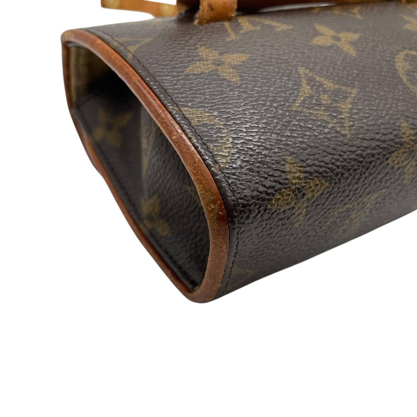 Louis Vuitton ルイヴィトン モノグラム ポシェットフロランティーヌ ウエストバッグ ボディバッグ PVC レザー ゴールド金具 ブラウン レディース K6