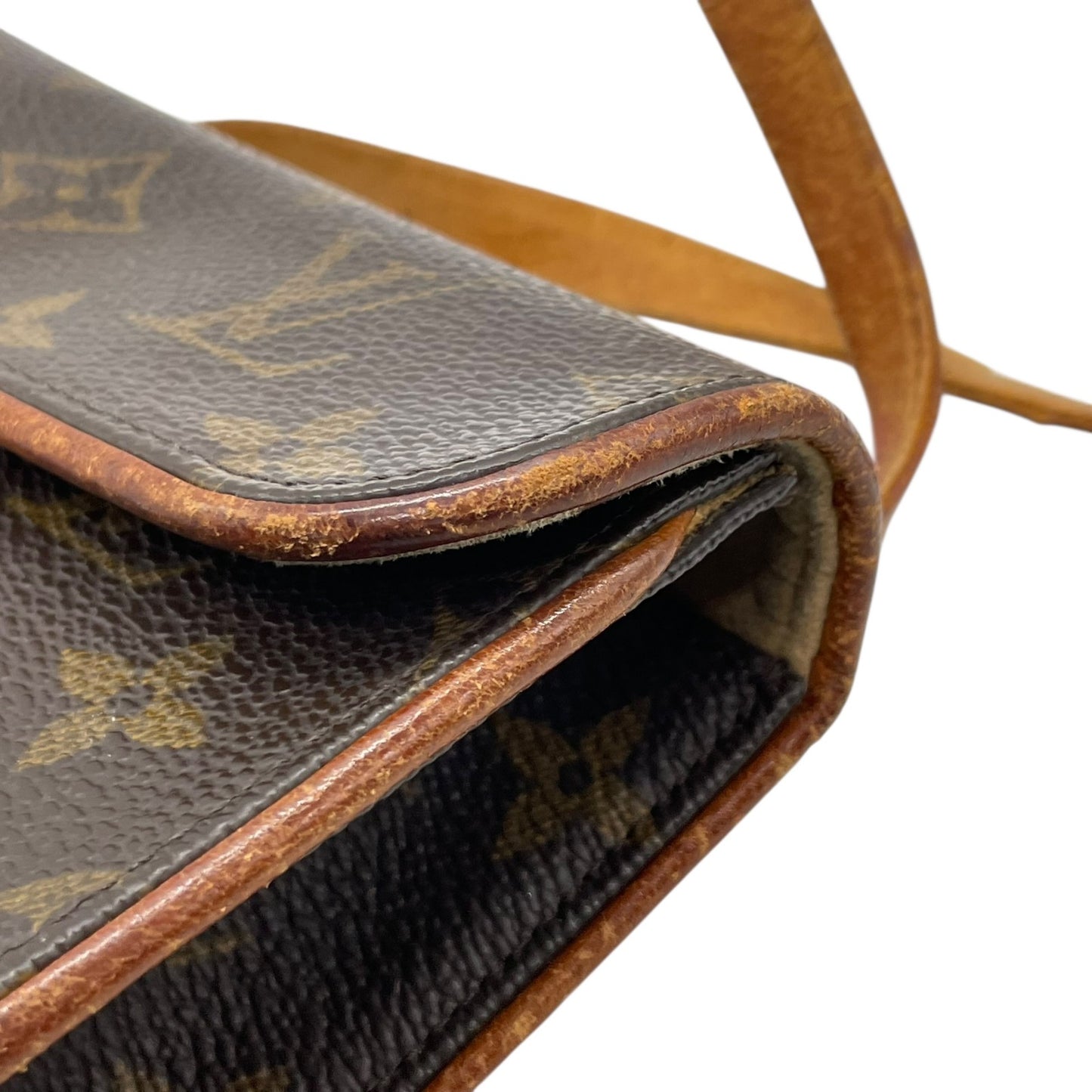 Louis Vuitton ルイヴィトン モノグラム ポシェットフロランティーヌ ウエストバッグ ボディバッグ PVC レザー ゴールド金具 ブラウン レディース K6