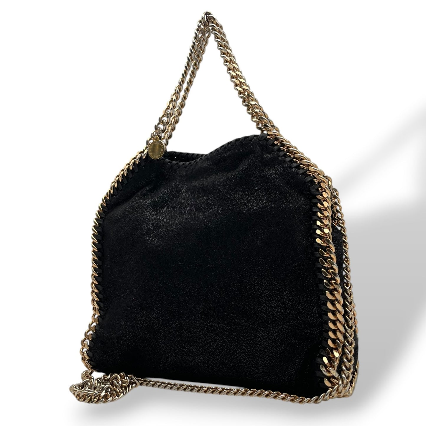 Stella McCartney ステラマッカートニー ファラベラ スモール 2WAY ハンドバッグ 黒 ブラック チェーンショルダー ショルダーバッグ レディース D2