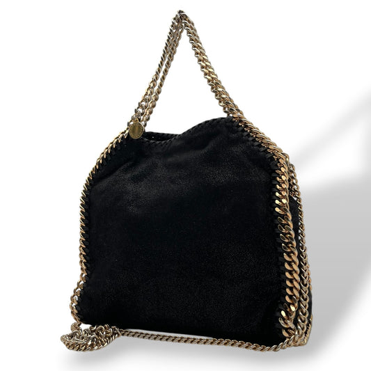Stella McCartney ステラマッカートニー ファラベラ スモール 2WAY ハンドバッグ 黒 ブラック チェーンショルダー ショルダーバッグ レディース D2