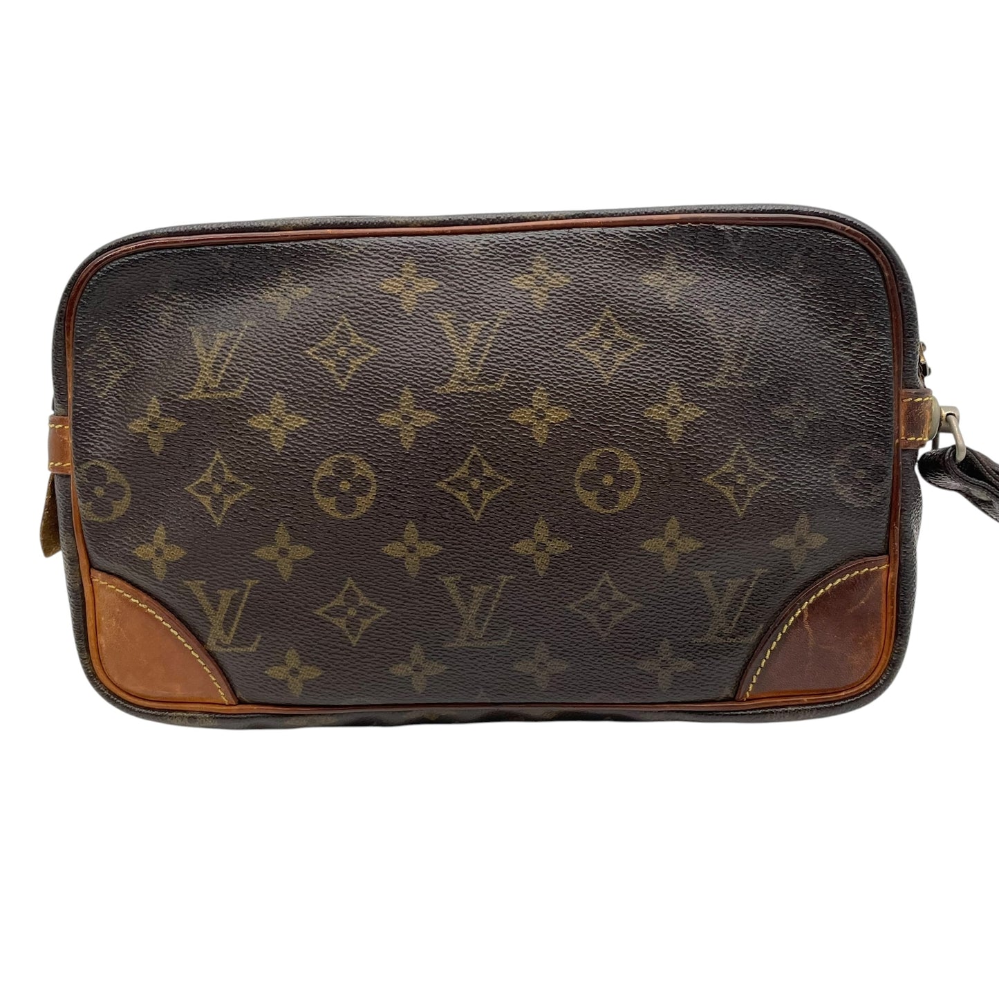 Louis Vuitton ルイヴィトン モノグラム マルリードラゴンヌ クラッチバッグ セカンドバッグ PVC レザー ブラウン ゴールド金具 ヴィンテージ クラシック メンズ レディース ユニセックス 定番 人気 高級 鞄 C5