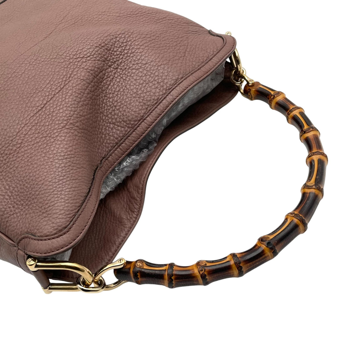 GUCCI グッチ バッグ バンブー トートバッグ ハンドバッグ 手提げ 本革 レザー ピンク ゴールド金具 エレガント クラシック スタイリッシュ カジュアル 上品 お出かけ 普段使い デイリー レディース 定番 人気 U9