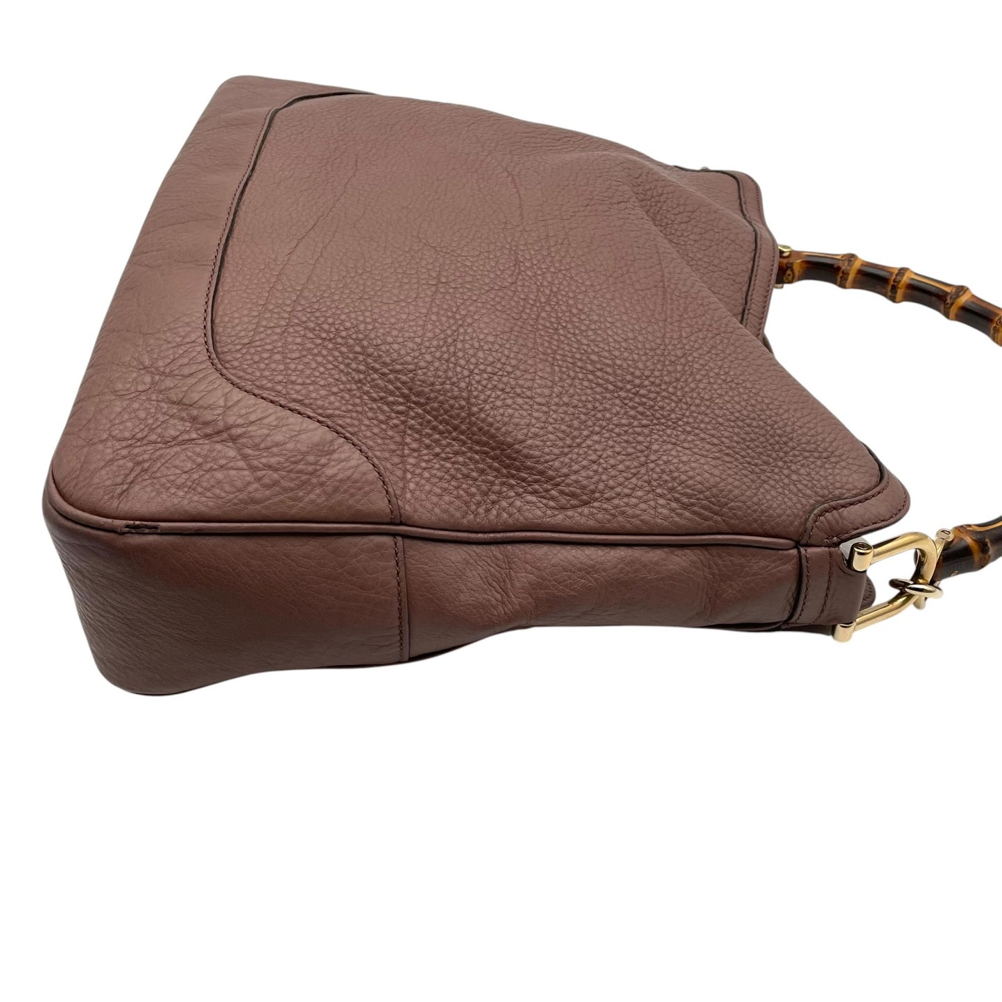 GUCCI グッチ バッグ バンブー トートバッグ ハンドバッグ 手提げ 本革 レザー ピンク ゴールド金具 エレガント クラシック スタイリッシュ カジュアル 上品 お出かけ 普段使い デイリー レディース 定番 人気 U9