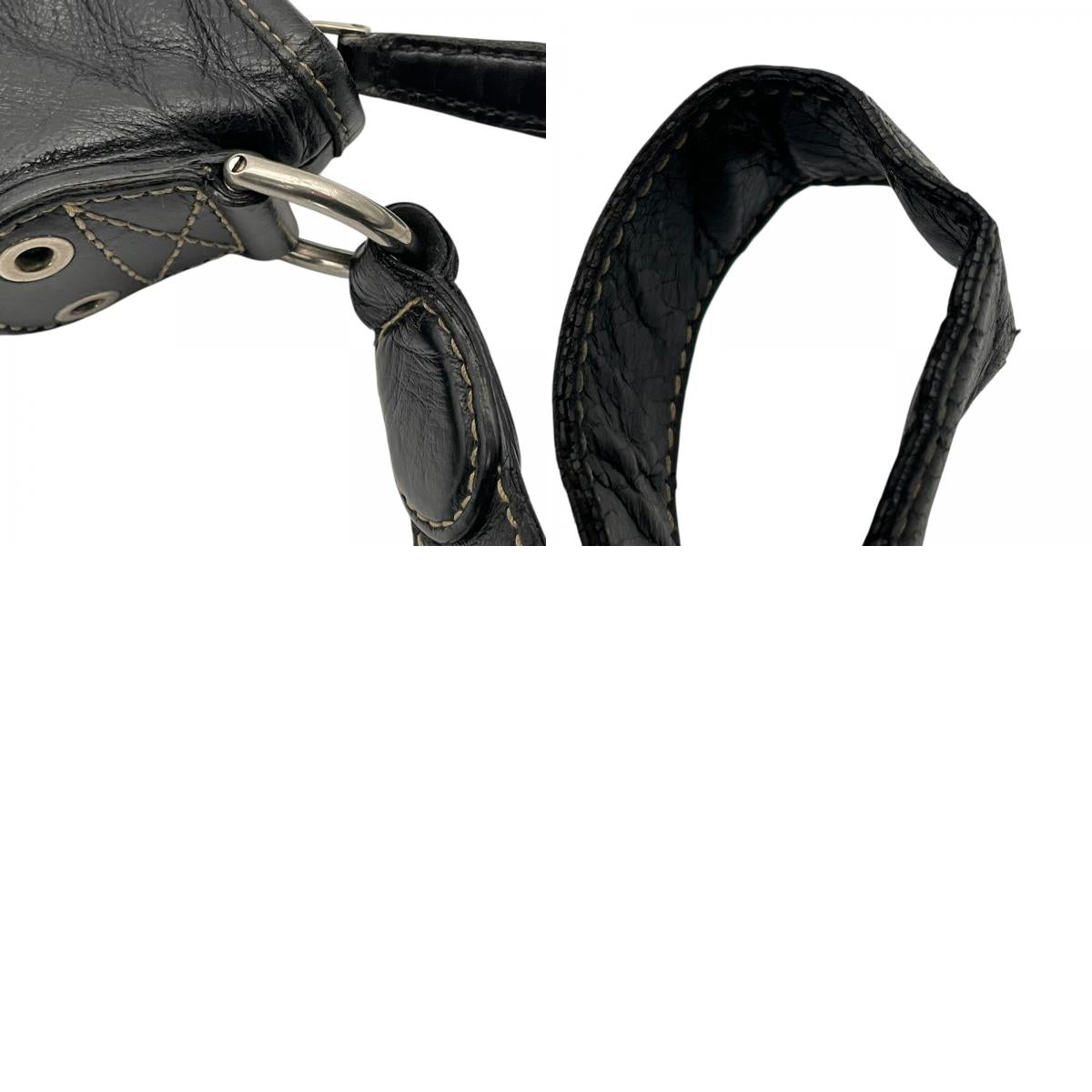 GUCCI グッチ インターロッキングG レザー ショルダーバッグ 黒 ブラック シルバー金具 斜め掛け イタリア製 メンズ レディース A5