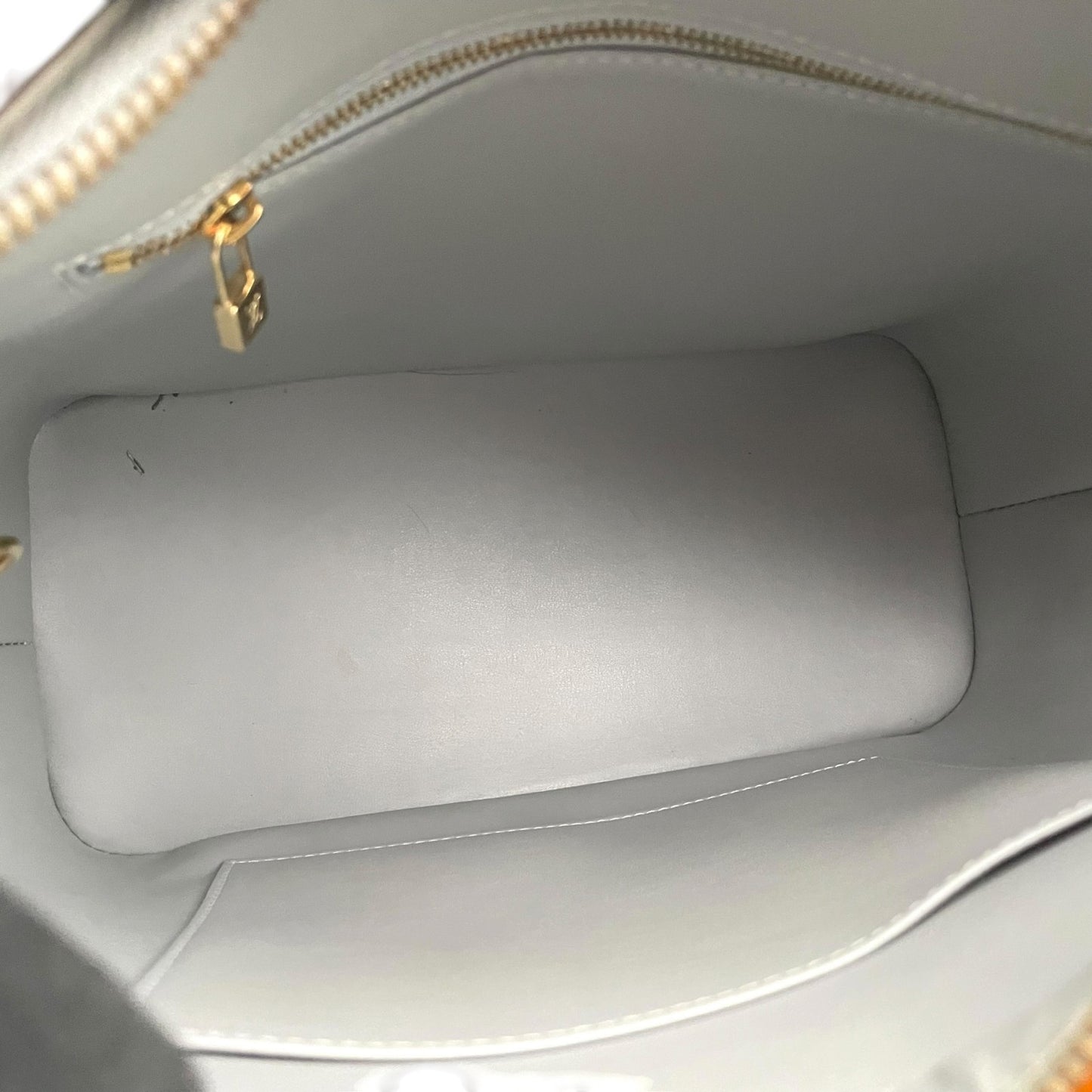 Louis Vuitton ルイヴィトン モノグラム ヴェルニ ヒューストン トートバッグ ハンドバッグ イエロー M91004 パテントレザー ゴールド金具 レディース E