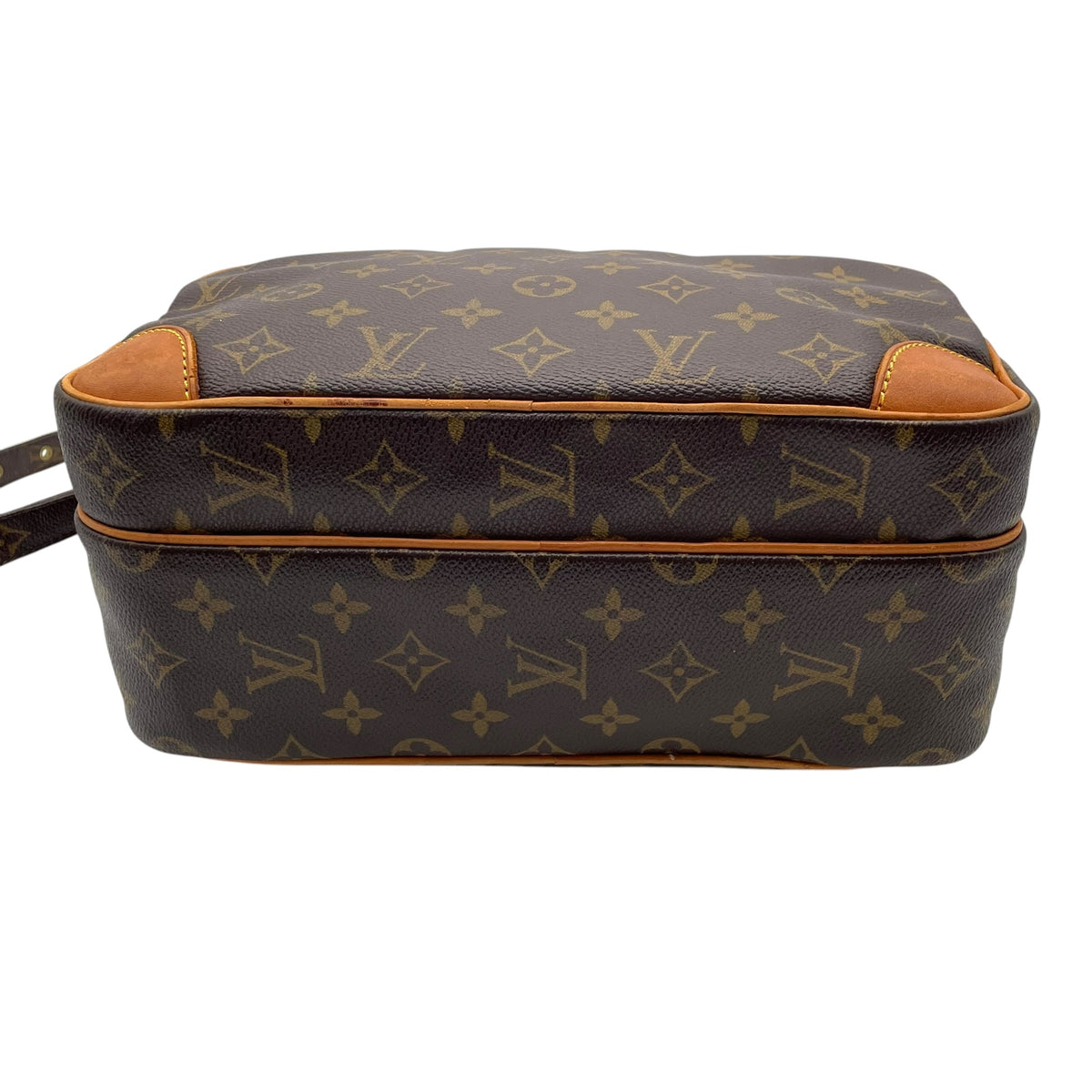 Louis Vuitton ルイヴィトン モノグラム ナイル ショルダーバッグ 斜め掛け クロスボディ PVC レザー ブラウン ゴールド金具 エレガント レディース ユニセックス 人気 M45244 C
