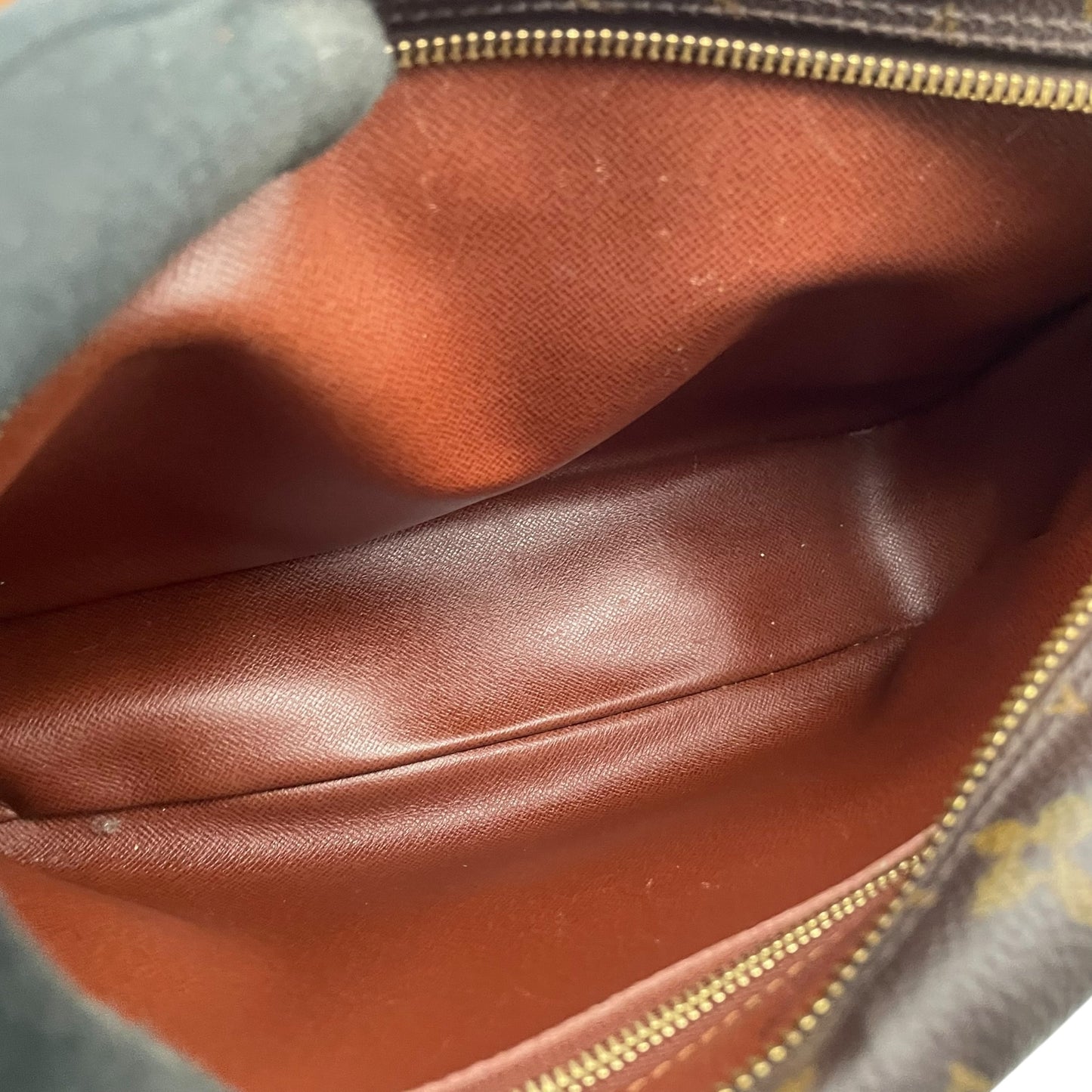 Louis Vuitton ルイヴィトン モノグラム ナイル ショルダーバッグ 斜め掛け クロスボディ PVC レザー ブラウン ゴールド金具 エレガント レディース ユニセックス 人気 M45244 C