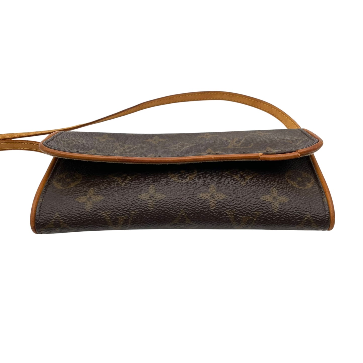 Louis Vuitton ルイヴィトン モノグラム ポシェットツインGM ショルダーバッグ 斜め掛け クロスボディ PVC レザー ブラウン 茶系 ゴールド金具 カジュアル レディース 人気 定番 鞄 M51852 K10