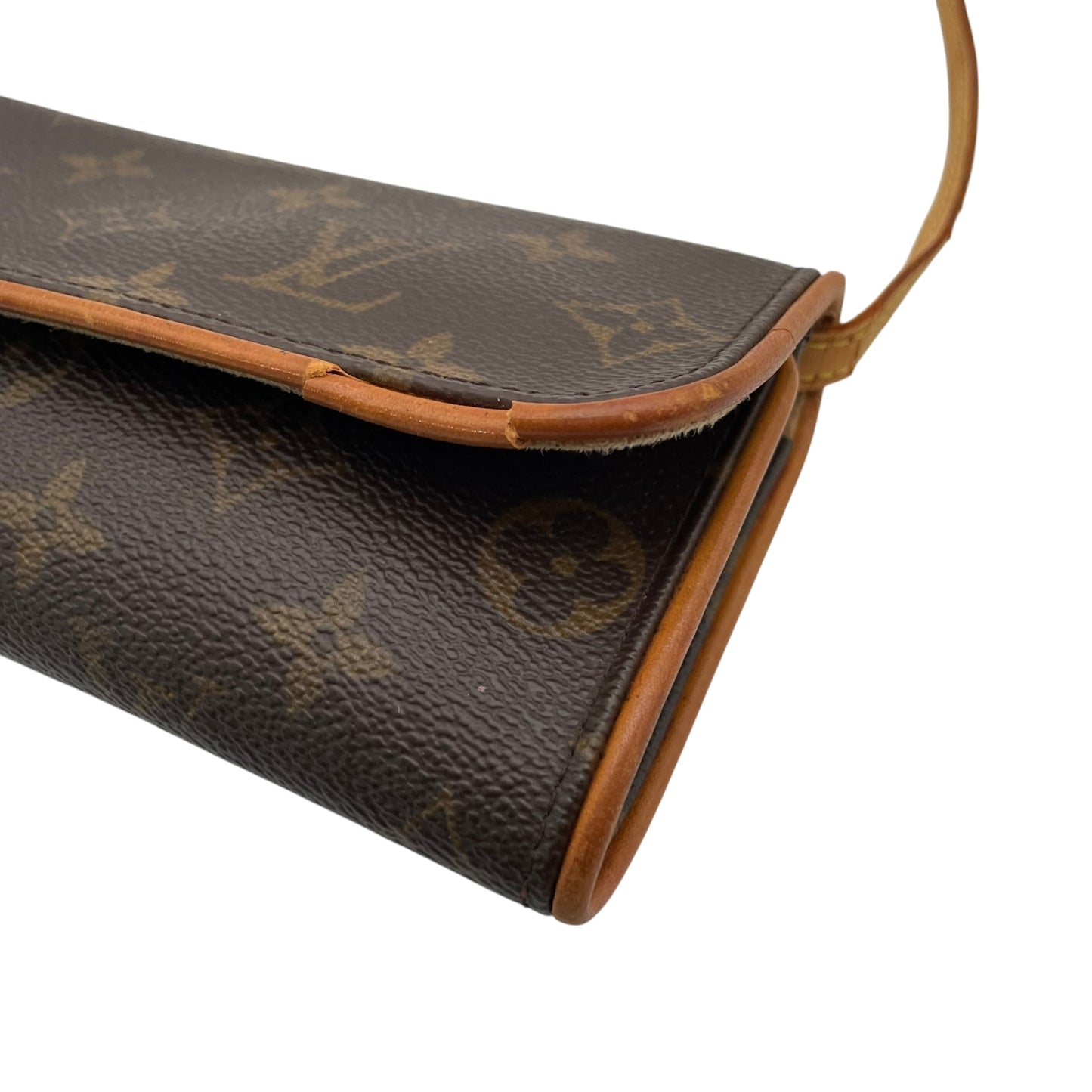 Louis Vuitton ルイヴィトン モノグラム ポシェットツインGM ショルダーバッグ 斜め掛け クロスボディ PVC レザー ブラウン 茶系 ゴールド金具 カジュアル レディース 人気 定番 鞄 M51852 K10