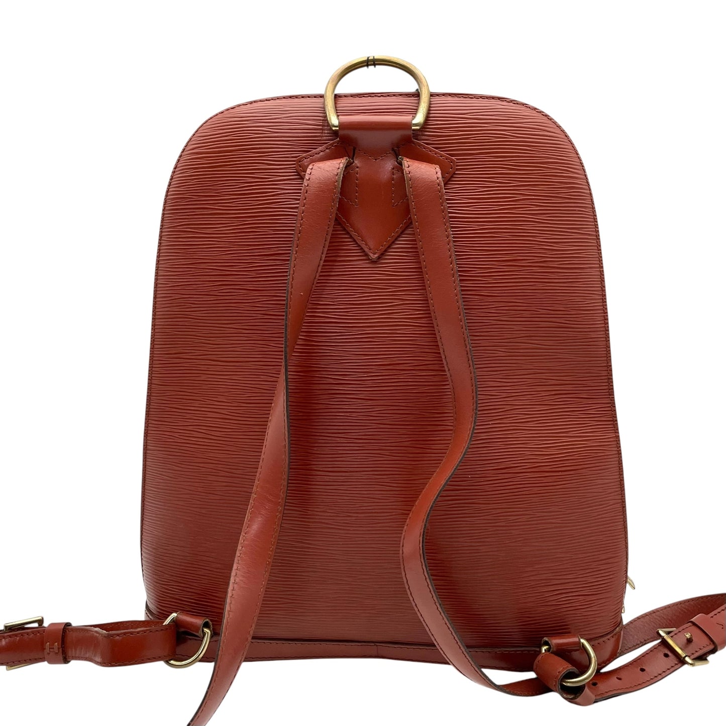 ルイヴィトン Louis Vuitton エピ ゴブラン リュックサック デイパック バックパック バッグ カバン 鞄 レザー ブラウン ケニアブラウン 茶系 ゴールド金具 レディース 女性 通勤 通学 人気 定番 M52293 U6